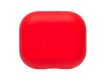 Чехол - силиконовый тонкий для кейса AirPods (3-го поколения) (red)
