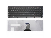Клавиатура для ноутбука Lenovo IdeaPad B570/B580/V570/Z570/Z575/B590 (с рамкой) Черный