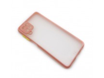 Чехол Samsung A12/M12 (2020) Bubble New тонкий Розовый Песок