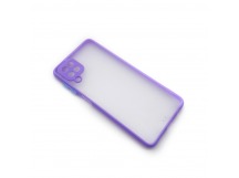 Чехол Samsung A12/M12 (2020) Bubble New тонкий Светло-Фиолетовый