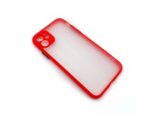Чехол iPhone 11 Bubble New тонкий Красный