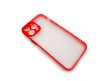 Чехол iPhone 13 Pro Max Bubble New тонкий Красный