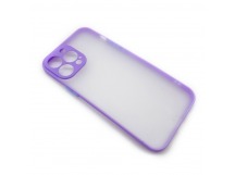 Чехол iPhone 13 Pro Max Bubble New тонкий Светло-Фиолетовый