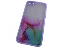                             Чехол силикон-пластик iPhone 7 Skin Shell с рисунком сиреневый (02)*