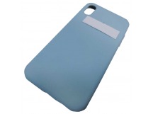                                     Чехол copi original силиконовый iPhone XR (полная защита) (017) бледно-бирюзовый*
