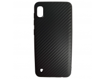                                     Чехол силиконовый Samsung A10 карбон черный*