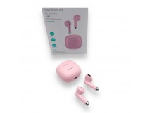 Беспроводные наушники Bluetooth Usams IA04 (TWS/вкладыши/3D Stereo) Розовые