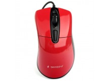 Мышь компьютерная "Gembird" MOP-415-R, USB, 3кн.+колесо кнопка, 2400DPI, кабель 1,4м (красный)