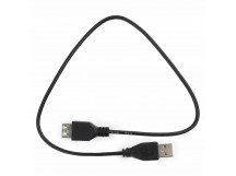 Шнур USB (A)шт. - USB (A)гн. 0,5м "Гарнизон"
