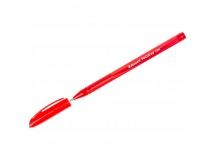 Ручка шариковая на масляной основе 1мм (50шт) КРАСНАЯ Focus Icy, трехгр Luxor1/50уп