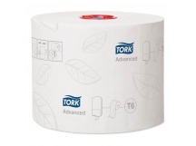 Туалетная бумага ПРОФ 2сл/100м в рулоне TORK Advanced Т6 белая целлюлоза 1/27рул
