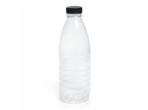 Бутылка ПЭТ 1,0л D38мм молоко/проз с винтовой крышкой 1/64шт