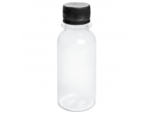 Бутылка ПЭТ 0,1л D28мм цилиндр/проз с винтовой крышкой 1/100шт