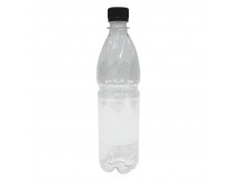 Бутылка ПЭТ 0,5л D28мм цилиндр/проз с винтовой крышкой 1/50шт