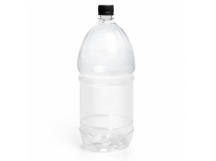 Бутылка ПЭТ 3л D28мм цилиндр/проз с винтовой крышкой + ручка в комплекте 1/46шт