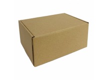 Коробка гофрокартон почтовая 290*230*100мм прям/крафт склад с ушками 1/50шт