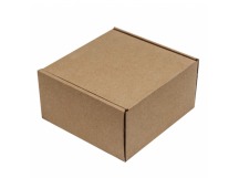 Коробка гофрокартон почтовая 160*160*80мм квад/крафт склад с ушками 1/50шт