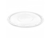 Тарелка пластиковая десертная D318мм (50шт) ПП белая СОЦ 1/50/400шт