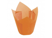 Форма бумажная ТЮЛЬПАН D50*H80мм (200шт) оранжевая для кекса 1/200/2400шт