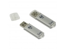 Флеш-накопитель USB 3.0 64GB Smart Buy V-Cut серебро