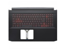 Топ-панель Acer Nitro 5 AN517-53 черная с подсветкой (узкий шлейф клавиатуры)