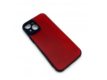 Чехол iPhone 13 Mini Кожа Красный