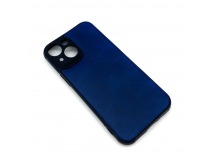 Чехол iPhone 13 Mini Кожа Темно-Синий