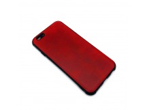Чехол iPhone 6/6S Кожа Красный