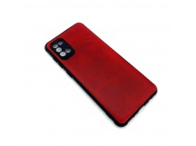 Чехол Samsung A31 (2020) Кожа Красный