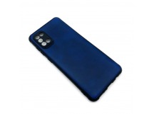 Чехол Samsung A31 (2020) Кожа Темно-Синий