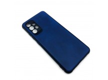 Чехол Samsung A32 (2021) Кожа Темно-Синий