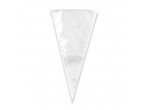 Пакет прозрачный БОПП конус для конфет 34*0*18см (100шт/уп) 20мкм плоский 1/100шт