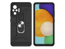 Чехол трансформер для Xiaomi Redmi Note 10 Pro (черный) Armor Case