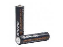 Элемент питания GoPower R03 AAA BL4 Heavy Duty 1.5V (4/48/576)