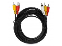 Кабель соединительный 3xRCA  (M) - 3xRCA (M) Q-406A 3.0м