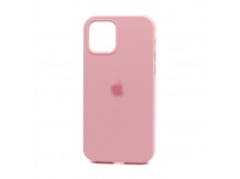 Чехол Silicone Case с лого для Apple iPhone 13 mini/5.4 (полная защита) (006) розовый