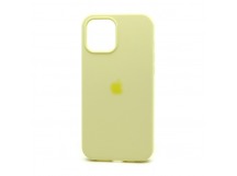 Чехол Silicone Case с лого для Apple iPhone 13 mini/5.4 (полная защита) (051) светло желтый
