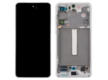 Дисплей для Samsung Galaxy S21 FE (G990B) модуль с рамкой Белый - OR (SP)