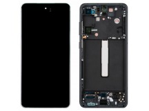 Дисплей для Samsung Galaxy S21 FE (G990B) модуль с рамкой Серый - OR (SP)
