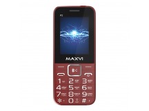                 Мобильный телефон Maxvi P2 Wine Red (2,4"/0,3МП/2700mAh)