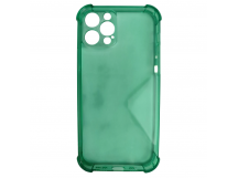                                     Чехол силиконовый iPhone 12 Pro (6,1") яркий противоударный зеленый