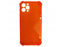                                     Чехол силиконовый iPhone 12 Pro (6,1") яркий противоударный оранжевый