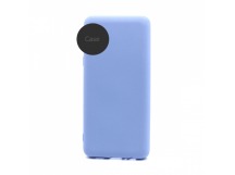                                     Чехол силиконовый Samsung A12 Silicone Cover NANO 2mm бледно-голубой