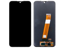 Дисплей для Samsung A015F/M015F (A01/M01) в сборе с тачскрином Черный (Широкий коннектор) - OR (SP)