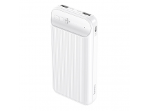 Внешний аккумулятор Hoco J52A New joy mobile power bank 20000mAh (USB*2) (white)