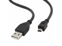 Кабель USB - mini USB черный 80см