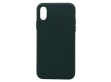 Чехол Silicone Case для iPhone X/XS зеленый