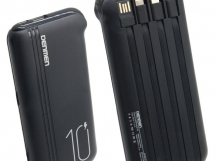 Портативный аккумулятор DENMEN DP11 10000 mAh (черный)