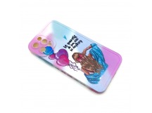 Чехол iPhone 12 Pro Max Силикон Print (Girl and Balloons) Colorful