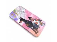 Чехол iPhone 12 Pro Max Силикон Print (Girl and Dog) Colorful